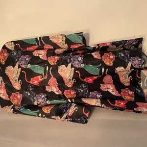 Tiger print colorful dress